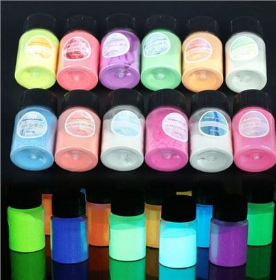 Pudră de pigment luminos